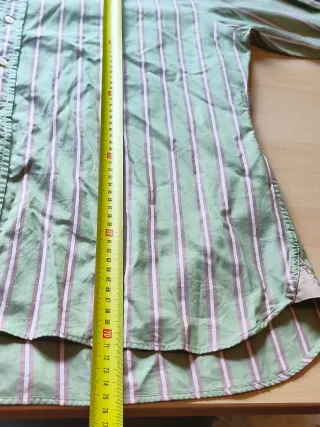 Camisa Tommy Hilfiger Verde Rayas.