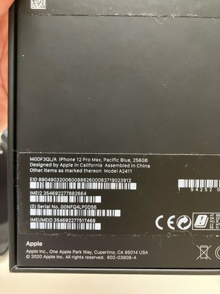 iPhone 12 Pro Max 256GB Azul