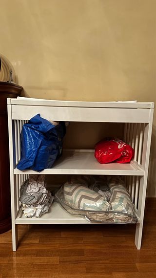 Cambiador de bebé Ikea blanco
