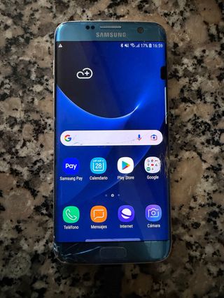 Samsung Galaxy S7 Edge Azul/Plateado