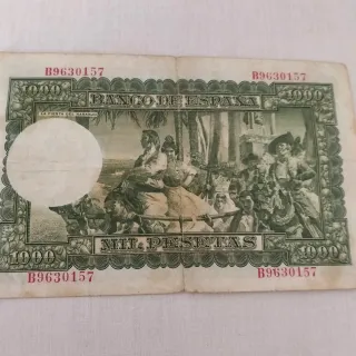 7 Billetes El Banco de España 100 Pesetas 1970