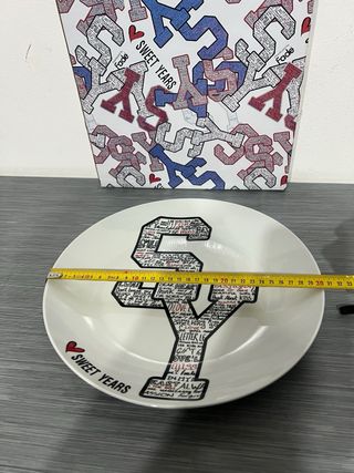 Piatto Sweet Years Fade Ceramica Multicolor