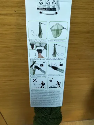 Redeño salabar pesca 1.8m Color verde