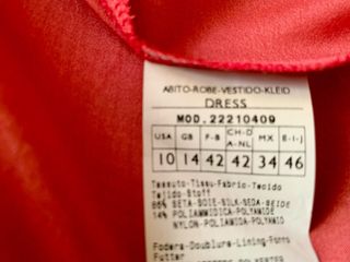 Abito Penny Black floreale rosa rosso