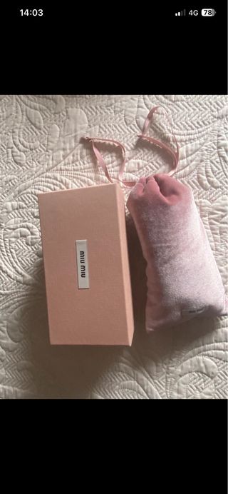 Gafas de sol Miu Miu Aube lentes gris claro