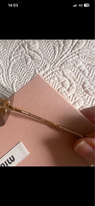 Gafas de sol Miu Miu Aube lentes gris claro