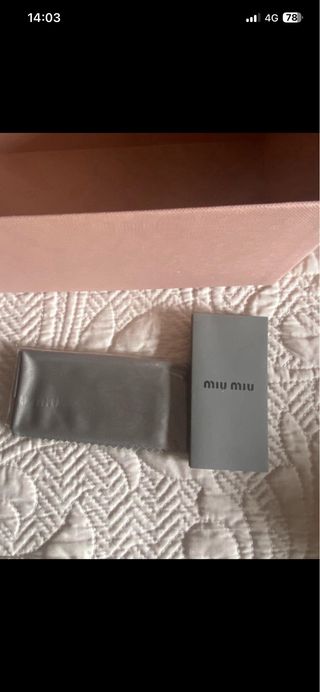 Gafas de sol Miu Miu Aube lentes gris claro