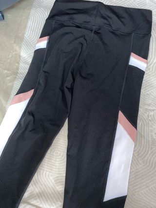 Mayas deportivas mujer negro y rosa