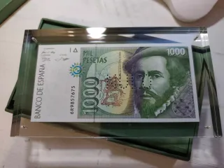 Billete NULO 1000 pesetas FNMT.
