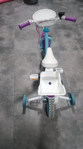 Bicicleta Frozen Niña. Usada una sola vez