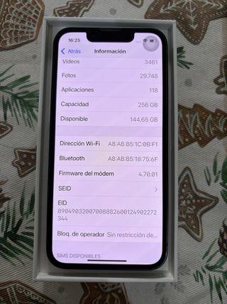 iPhone 13 mini 256GB impecable