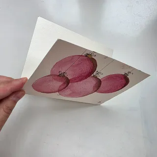 Bolas de Navidad Rosas Acuarela