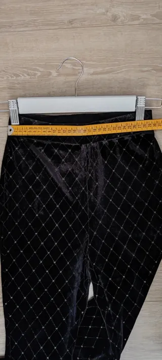 Pantalón niña negro con brillos