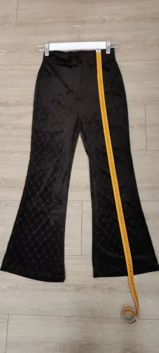 Pantalón niña negro con brillos