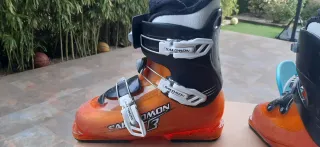 Botas de esquí Junior Salomon Naranja