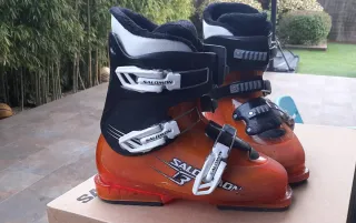 Botas de esquí Junior Salomon Naranja