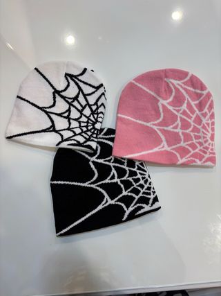 Gorros Beanie Diseño Telaraña