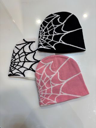 Gorros Beanie Diseño Telaraña