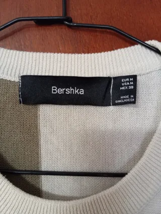 Camiseta Bershka Talla M Rayas Verticales