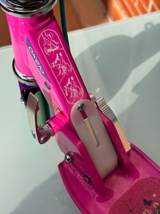 Patinete infantil Oxelo rosa y morado
