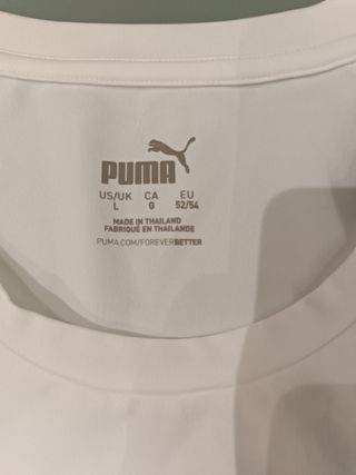 Puma T-Shirt Maglia DryCell Tg. L Bianca