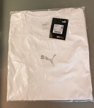 Puma T-Shirt Maglia DryCell Tg. L Bianca