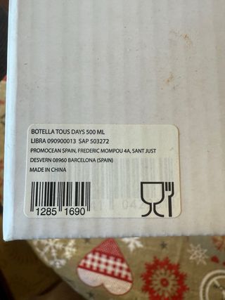 Bottiglia Acqua Tous Stay Tender Rosa