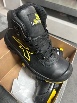 Scarpe antinfortunistiche U-Power nere/gialle