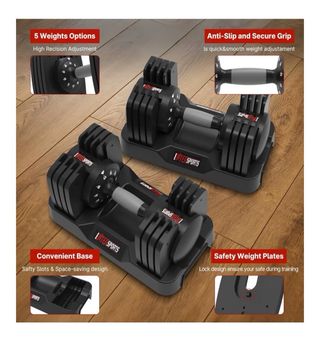 Mancuernas Ajustables EnterSports 18kg (Par)