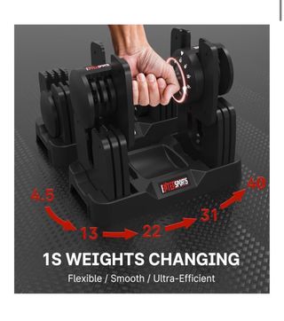 Mancuernas Ajustables EnterSports 18kg (Par)