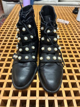 Botines Zara Ed. Limitada Perlas