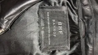Chaqueta Piel BANHOF Talla L (equiv. XL)