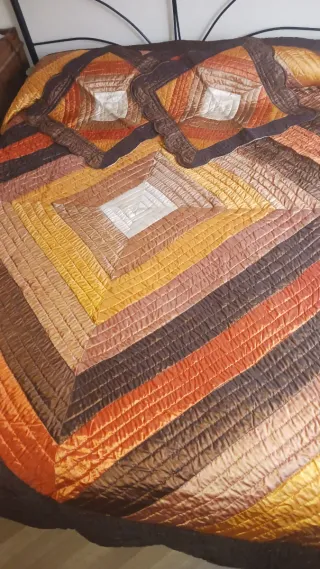 Colcha bouti Cama 135-150 Poliéster Satén