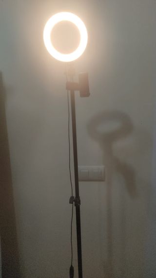 Anillo de Luz LED 16cm + Trípode 1.60m