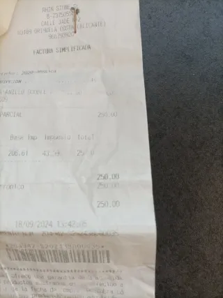 Anillo Doble Swarovski Oro Blanco