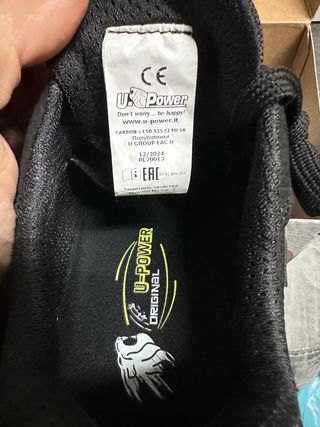 Scarpe antinfortunistiche U-Power nere