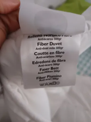 Nórdico para cuna blanco 300g