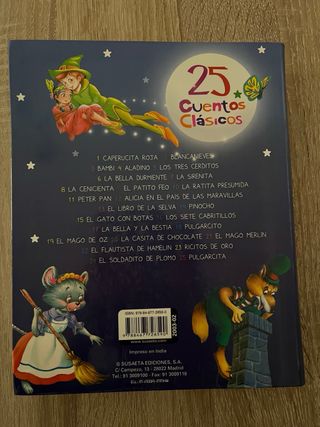 libro 25 cuentos clásicos