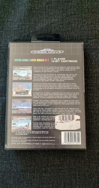 Ayrton Senna Super Monaco GP II MegaDrive PERFETTO