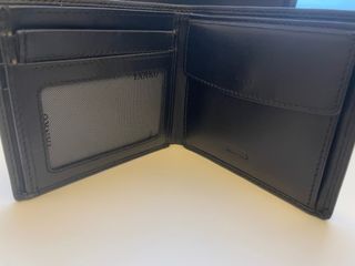 Cartera Billetera Hombre Cuero Negro Yanko