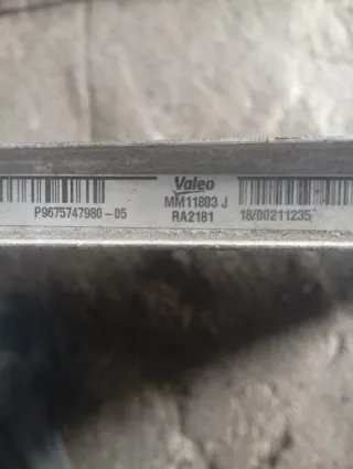 radiador  Peugeot  2018