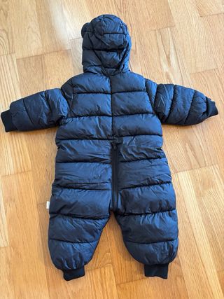 Fato de neve para bebé com capuz