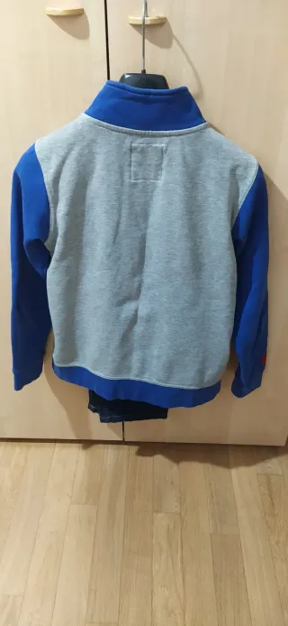 Felpa Kappa Grigia e Blu