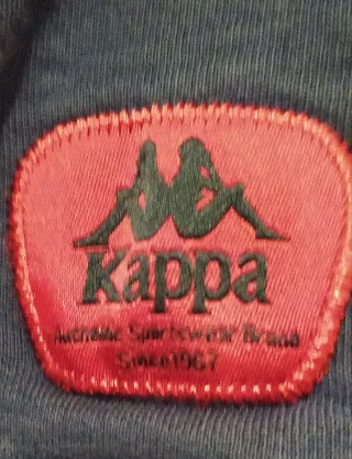 Felpa Kappa Grigia e Blu