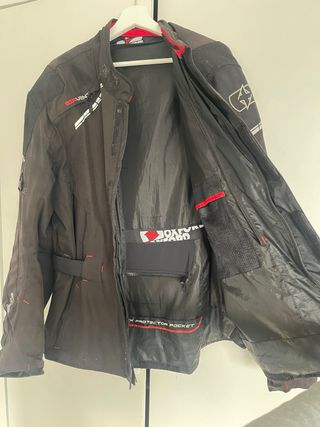 Chaqueta Moto Oxford Negra Talla XL