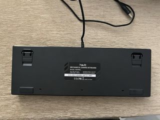 Teclado Mecánico Gaming Negro/Plata