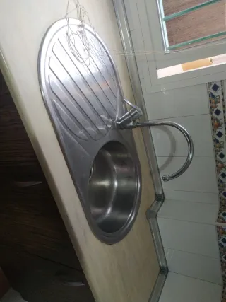 Muebles Cocina completa madera y terracota!!