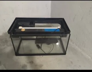 Acuario 65L seminuevo con luz