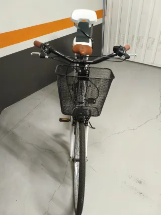 Bicicleta Moma Paseo con Silla Infantil