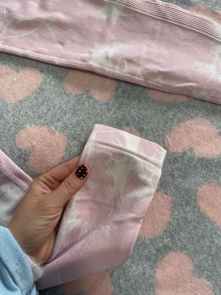 Leggings Tie-Dye Rosa y Blanco